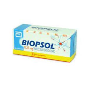Biopsol 0.25 mg x 30 comp (Ley Cenabast)   VENCE 07/2026   STOCK 2